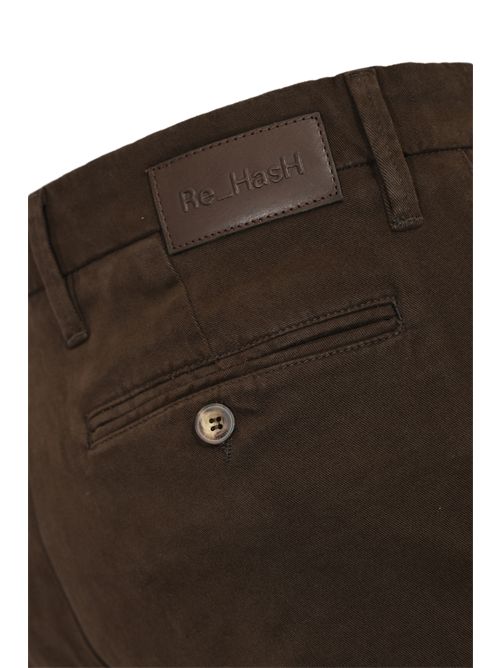 Pantalone Mucha chinos in cotone Marrone RE-HASH | P249 20764900